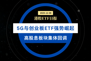 港股ETF日報 | 5G與創業板ETF強勢崛起，高股息板塊集體回調