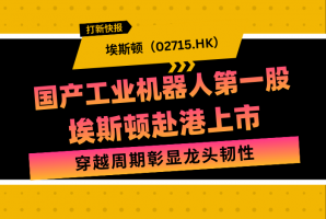 打新快報：埃斯頓(02715.HK) - 新時空