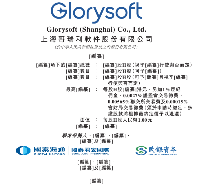 新时空-哥瑞利软件招股书