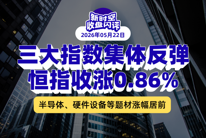 新时空丨港股收盘闪评：三大指数集体反弹、恒指收涨0.86%，半导体、硬件设备等题材涨幅居前 - 新时空