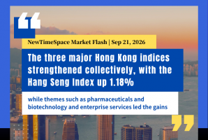 NewTimeSpace | Hong Kong Market Close Flash Commentary: The Three Major Indices Strengthened Collect - NewTimeSpace
